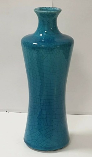 Bouteille vase faience - bouteille,