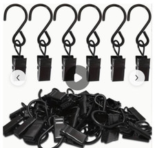 Anneaux rideaux pinces