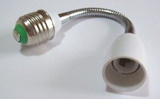 Douille E27 À E14 Prise 20 Cm Prolongateur Flexible Adaptateur Pour Lampe