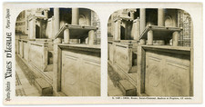 Stereo, Italie, Rome, Saint-Clément, ambon et pupitre 12e siècle  Vintage stereo
