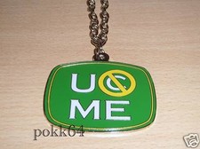 Pendentif JOHN CENA Vert catch WWE collier chaine métal