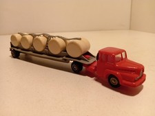 Norev Tracteur Unic ZU120 semi remorque citerne France Lait 1/87 TBE