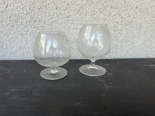Paire de verres à cognac