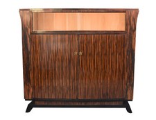 Bahut vitrine en macassar