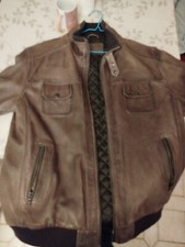 vest blouson cuir devred XXL