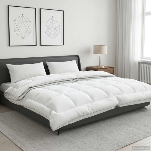 Couette trier blanc - couette, laine