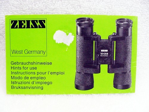 Zeiss binocular 10x25b 8x20b - zeiss,
