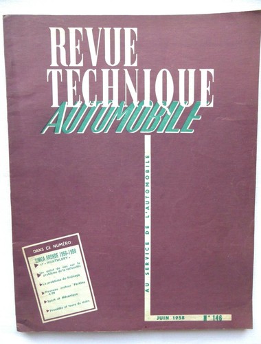 Rta revue technique - technique, automobile