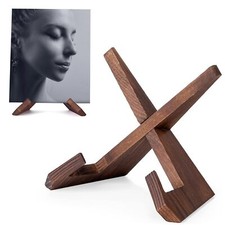 1 support de disque vinyle élégant en bois pour albums et rangement en vinyle...