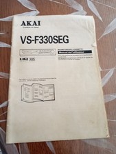 Notice en Français magnétoscope AKAI VS-F330SEG