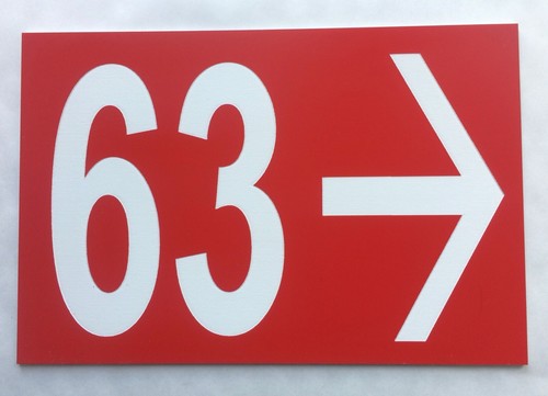 Plaque pvc numero rue de - plaque,