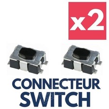 2x Switch réparation Clé Télécommande pour Plip Peugeot 207 307 308 407 Partner