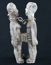 Art Africain Statuette Ancien Couple de Réconciliation Ethnie Fon Bénin - 21 Cms