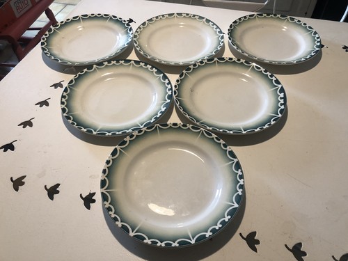 Anciennes assiettes plates - anciennes,