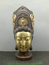 8.4''Old Tibet Bronze Gilt