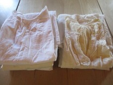 Chemise ancienne lot N°42 femme coton pilou 5 chemises état moyen usagées