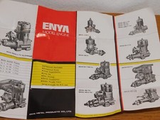 LISTE PUB photo MOTEUR ENYA 60FX 45X TV 049 09 19 40 45 06 010 06D 29 35 JAPAN