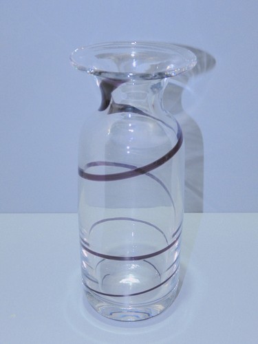 Joli vase verre incolore - verre, avec