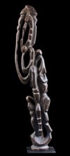 Statue d'ancêtre, ancestor carving, oceanic art, tribal art, oceania,  74 cm