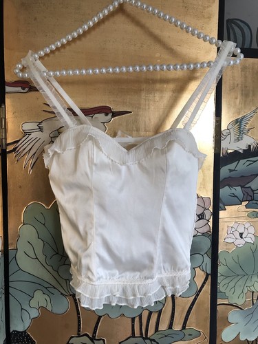 Camisole rétro soie - camisole,