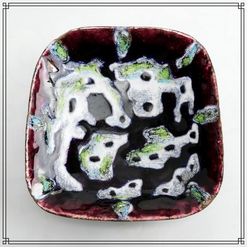 Vide poche abstrait emaux - vide,