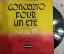 Vinyle 45 tours, Alain Patrick , Concerto Pour Un Été 