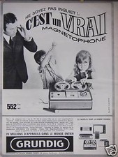 PUBLICITÉ 1967 GRUNDIG NE