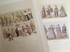 gravure planche ITALIE Le