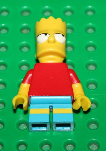 Lego the simpsons minifig bart - lego,