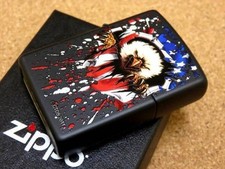 Drapeau Zippo aigle étoiles