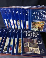 Encyclopédie Des arts textile" COMPLETE 20 VOLUMES RELIES ! " Autour du fil "