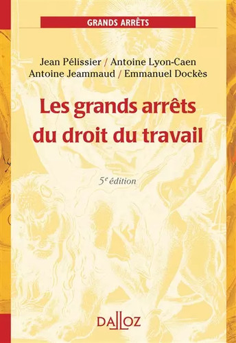 Les grands arrêts droit du - les,