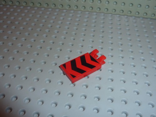 Lego red tile 2x3 - tile,