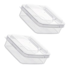  2 Pcs Boites Alimentaires Boîte Beurre Stockage Du Fromage Casse De