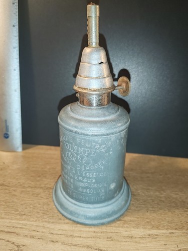 Ancienne lampe laiton feutrée - laiton,