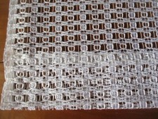 Rideau N°69 blanc cassé ajouré  87 x 136 cm   