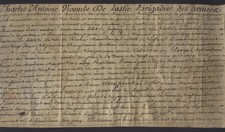 Parchemin du gouverneur et