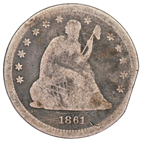 Usa dollar 1861 seated - dollar,