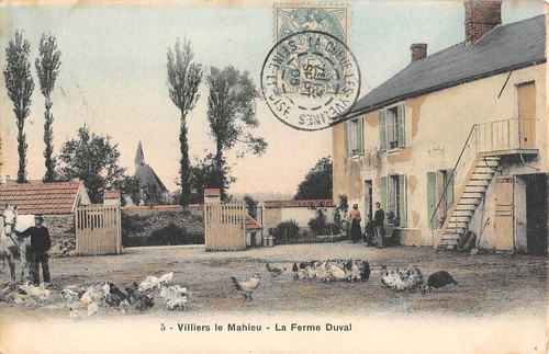 Old postcard villiers le - postcard,