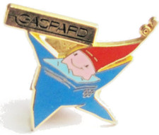 Pin's GASPARD MASCOTTE JO ALBERVILLE 1992 signé Dubeaux Paris Vintage RARE #2/7