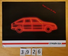 CITROEN GSA SPECIAL/ X1/ X3/ PALLAS/ BREAK SPECIAL/ CLUB Prospectus Fr 8 p 6/84