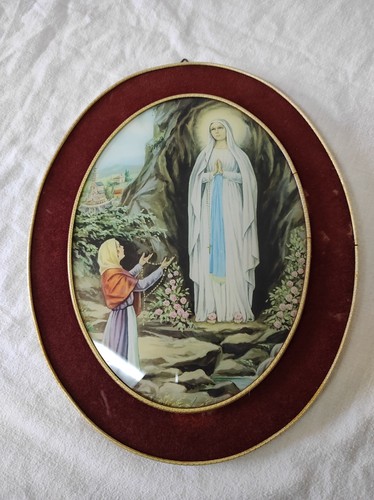 Ancien cadre mural lourdes - ancien,