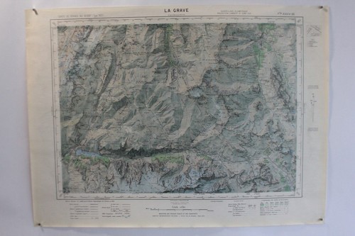 Ancienne carte ign grave - carte, la