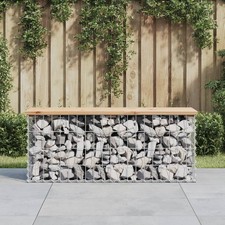 Banc Jardin Design Gabion