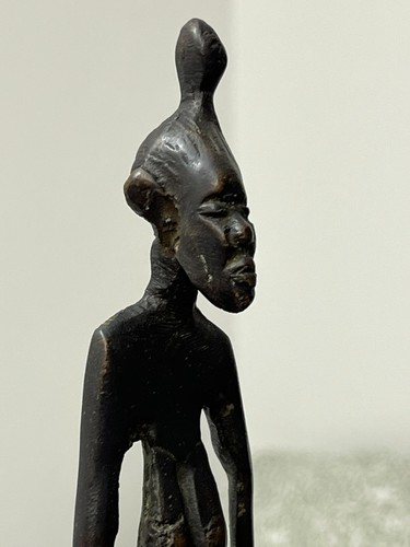 Statuette bronze art africain - bronze,