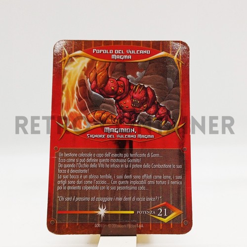 Gormiti vintage card final - -,