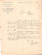 1897   VINS & SPIRITUEUX A