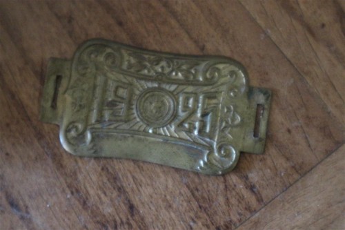 Ancienne plaque fiscale taxe - ancienne,