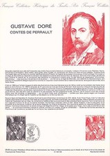 Document Philatélique 1er Jour : 25 1983 Gustave Doré Contes de Perrault