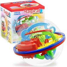 Boule de Labyrinthe 3D Maze,100 BarrièRes 3D Labyrinthe Boule,LabyrintheSphér...